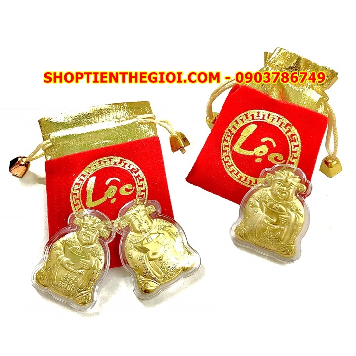 Ông Thần Tài Mạ Vàng Tặng Túi Gấm LỘC - SP005427